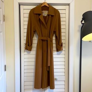 London Fog Camel Wool Trench
